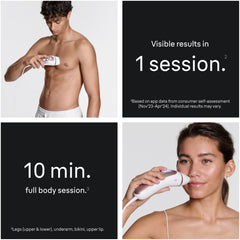 Braun recortadora facial en uso preparando piel para mejor resultado
