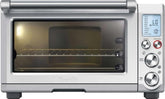 Breville Smart Oven Pro frontal en acero cepillado mostrando controles y puerta, ventaja: diseño profesional