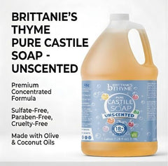 Brittanie's Thyme textura y espuma cremosa, limpieza suave e hidratante