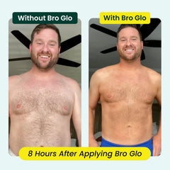 bro glo textura mousse ligera en primer plano, absorción rápida