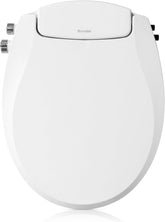 Brondell Ecoseat 101 vista frontal del producto mostrando ajuste en inodoro