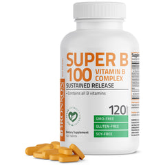 Bronson Super B100 vista frontal del envase muestra conveniencia diaria