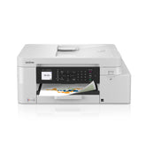 Brother vista frontal de la MFC-J4355DW mostrando diseño compacto y accesibilidad