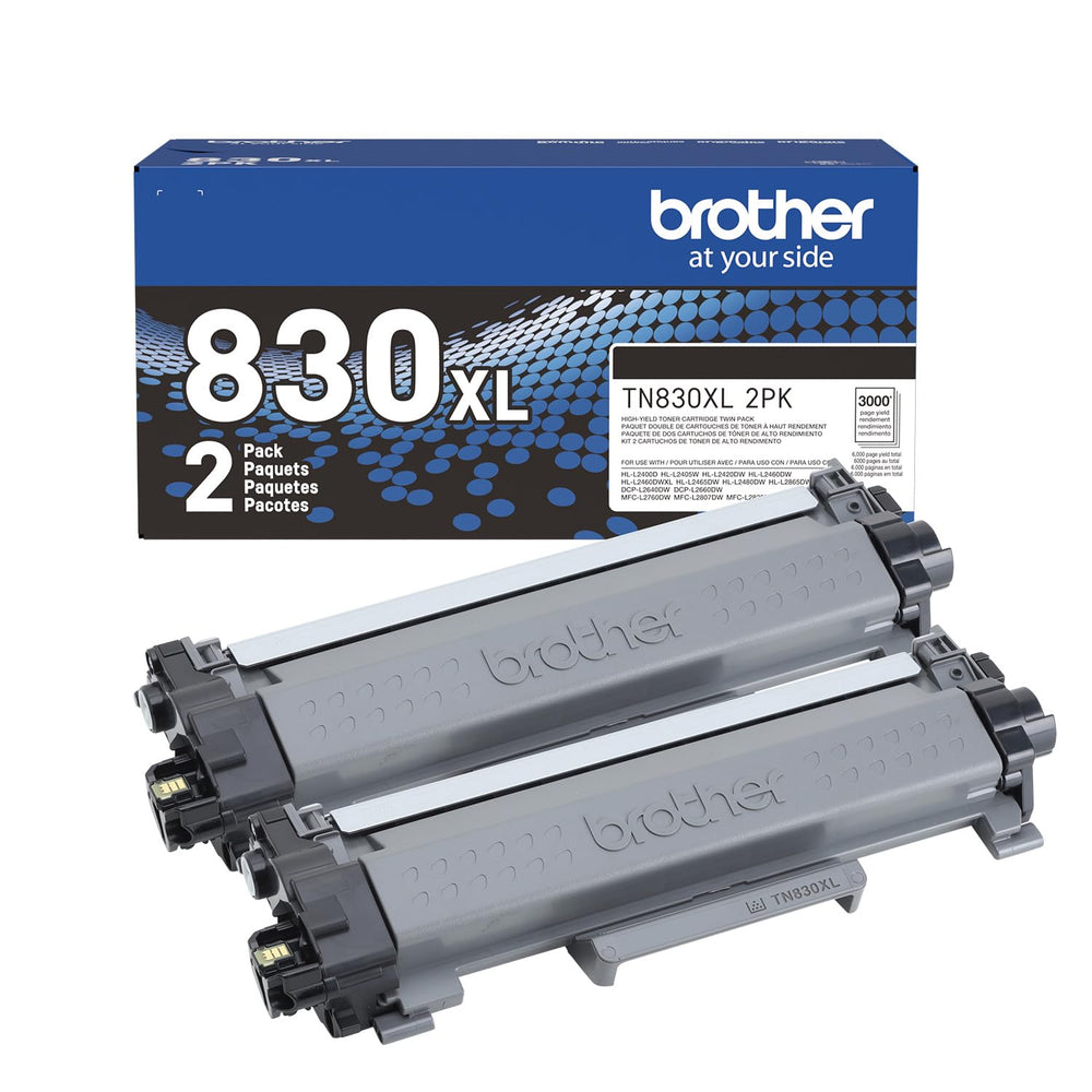 Brother pack frontal mostrando los dos cartuchos y ahorro