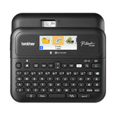 Brother PT-D610BT vista frontal mostrando diseño profesional y conectividad Bluetooth