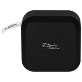Brother P-touch CUBE Plus frontal mostrando diseño compacto y profesional