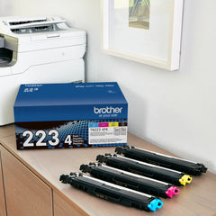 Brother cartucho magenta primer plano con tono intenso y durabilidad