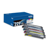 Brother pack frontal mostrando los cuatro tóneres y ahorro