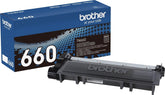 Brother TN-660 frontal mostrando diseño y fácil instalación