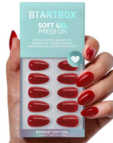 BTArtbox estuche frontal mostrando 32 piezas y color rojo vivo para un aspecto profesional