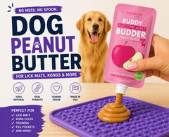 BUDDY BUDDER textura cremosa de la mantequilla de cacahuate para mayor atracción