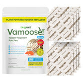 BugMD Vamoose frente del empaque mostrando 8 pouches y protección natural
