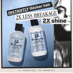 Bumble and bumble etiqueta con ingredientes destacando pantenol y beneficios