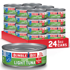 Bumble Bee front packaging showing 5 oz can and brand benefits