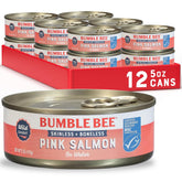Bumble Bee front packaging showing 12-pack and product benefits