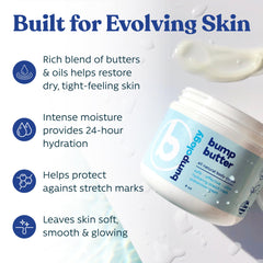 Bumpology textura cremosa en cuchara, beneficio de absorción profunda