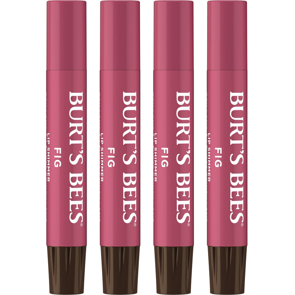 Burt's Bees frontal del paquete Fig mostrando color y brillo