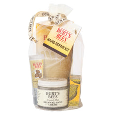 Burt's Bees paquete frontal listo para regalar mostrando los productos