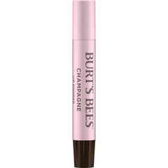 Burt's Bees primer plano de stick y textura cremosa con brillo nutritivo