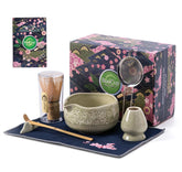 Buucup cuenco cerámico frontal con diseño floral y preparación elegante
