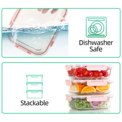 C CREST base de vidrio en microondas para recalentar comidas rápido