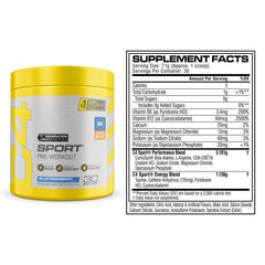 C4 label close-up showing NSF Certified for Sport and ingredient clarity benefit