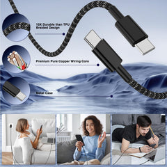 Cabepow cables en distintas longitudes para comparar alcance y movilidad