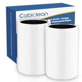 Cabiclean filtro frontal del paquete mostrando ajuste perfecto
