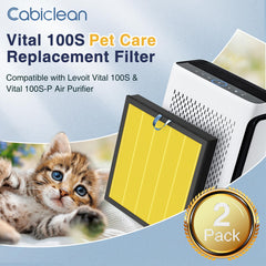 Cabiclean filtro Vital 100S textura de la capa, muestra durabilidad y filtrado
