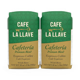 Cafe La Llave empaque frontal mostrando tamaño y aroma preservado