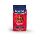 Caffè Borbone frente del empaque mostrando la bolsa y beneficio de conservación