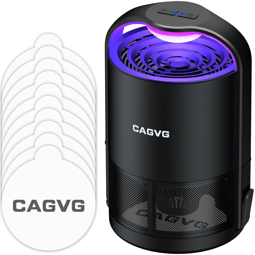 CAGVG trampa frontal negra mostrando diseño elegante y discreto