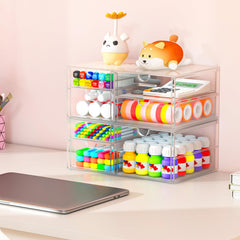 caktraie organizador en tocador con maquillaje accesible