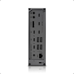 CalDigit TS5 PLUS cable trenzado de 1.0m en uso para conexión fiable