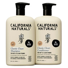 California Naturals set frontal mostrando botellas y aroma vainilla