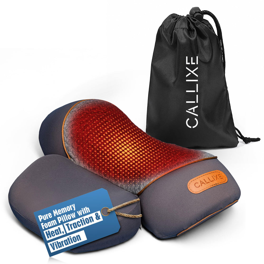 CALLIXE almohada frontal mostrando forma ergonómica para soporte cervical