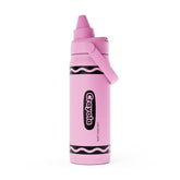 CamelBak Crayola frontal en Carnation Pink mostrando diseño brillante y práctico