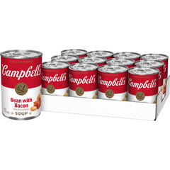 Campbell's lata frontal mostrando la marca y ahorro de paquete