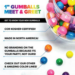 Candy Envy gumballs cargados en dispensador, facilidad de uso y recarga para negocios