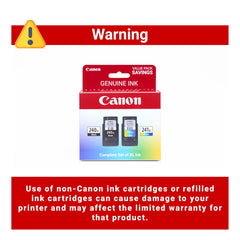Canon cartucho CL-241 XL color, detalle de etiqueta para colores fieles