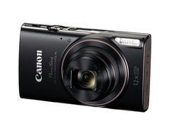 Canon PowerShot ELPH 360 HS en mano demuestra tamaño portátil y uso cómodo