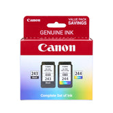 Canon pack frontal mostrando los dos cartuchos y garantía de calidad