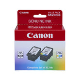 Canon pack frontal mostrando cartuchos originales para calidad confiable
