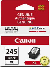 Canon PG-245 XL frente del empaque mostrando autenticidad y ahorro