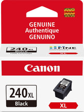 Canon PG-240 XL frontal del embalaje mostrando identificación y capacidad