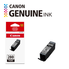Caja original Canon PGI-280 con sellos, asegura compatibilidad y autenticidad
