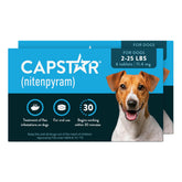 Capstar frasco frontal mostrando presentación y dosis rápida