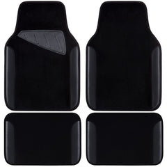 CAR PASS vista frontal del juego 4 piezas mostrando acabado negro y diseño elegante