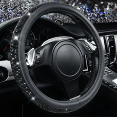 CAR PASS vista frontal de la funda del volante elegante y protectora