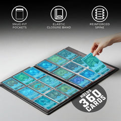 CardGuard textura exterior negra resistente que protege contra doblado